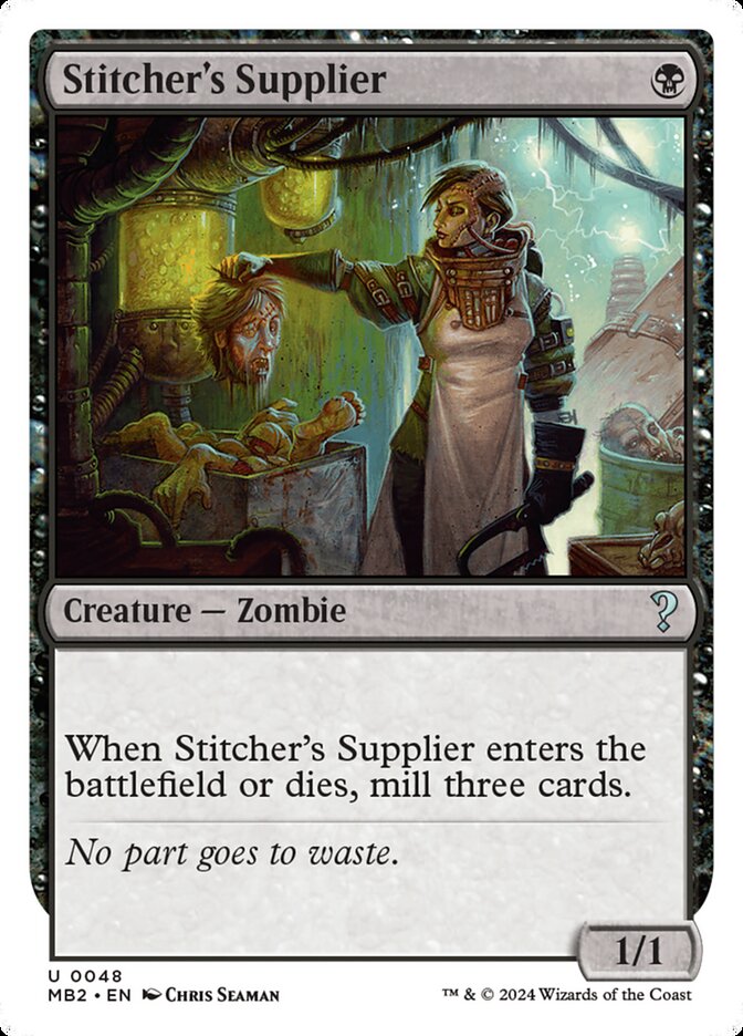 Fornecedora do Suturador / Stitcher's Supplier - Magic: The Gathering - MoxLand