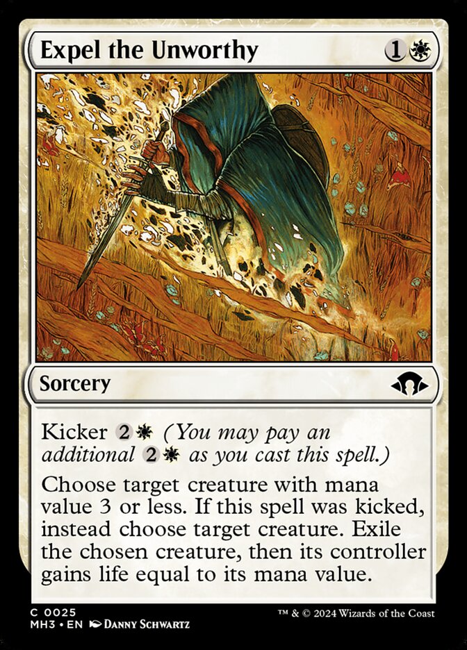 Expulsar os Indignos / Expel the Unworthy - Magic: The Gathering - MoxLand