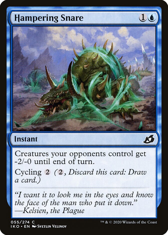 Armadilha Retentora / Hampering Snare - Magic: The Gathering - MoxLand