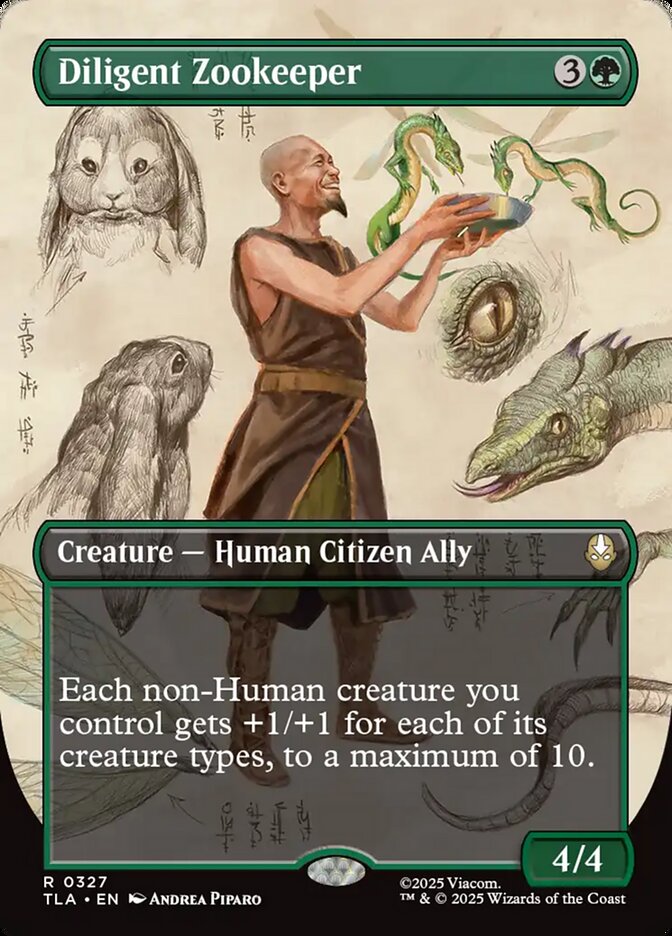 Tratador de Zoológico Diligente / Diligent Zookeeper - Magic: The Gathering - MoxLand