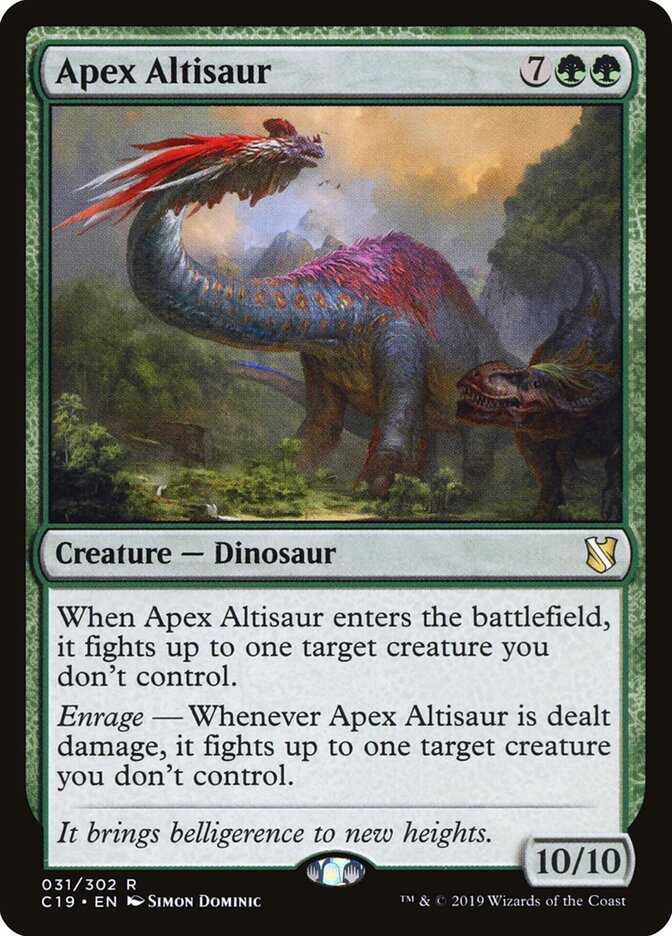 Altissauro do Ápice / Apex Altisaur - Magic: The Gathering - MoxLand
