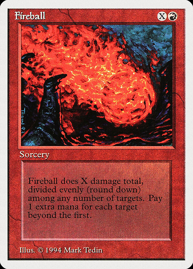 Bola de Fogo / Fireball - Magic: The Gathering - MoxLand