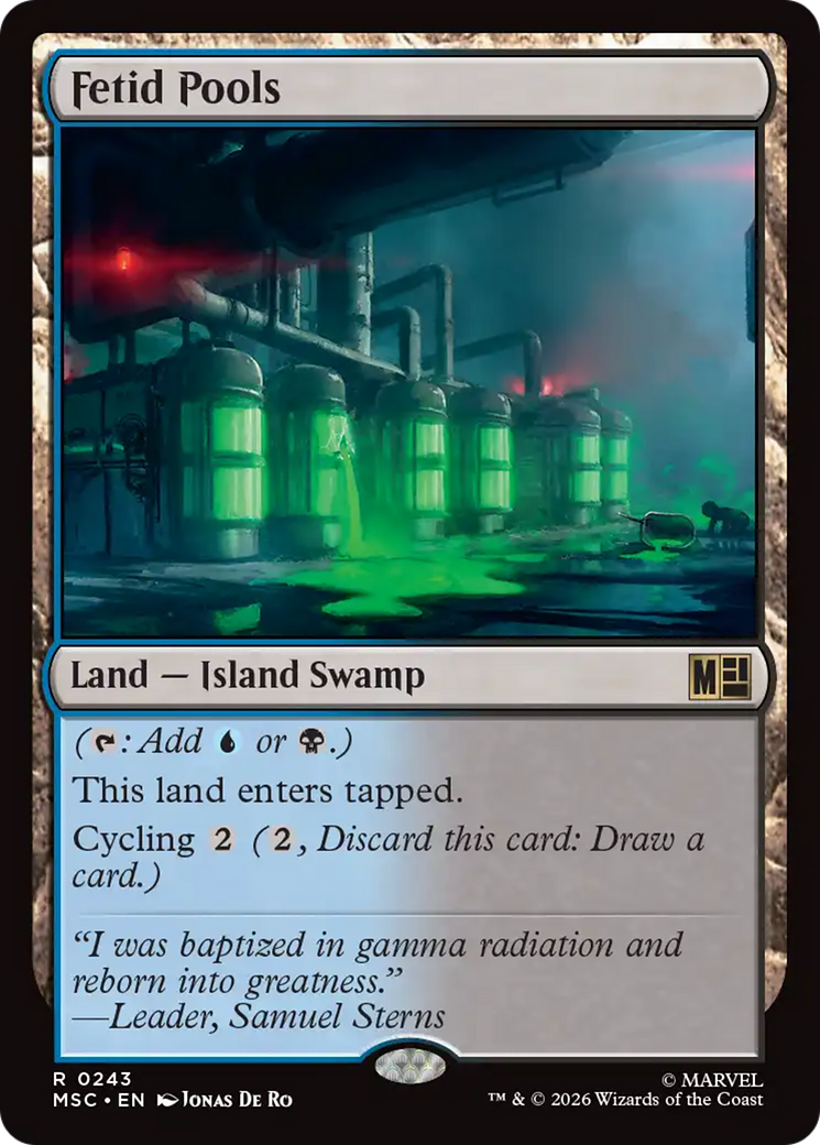 Lagoas Fétidas / Fetid Pools - Magic: The Gathering - MoxLand