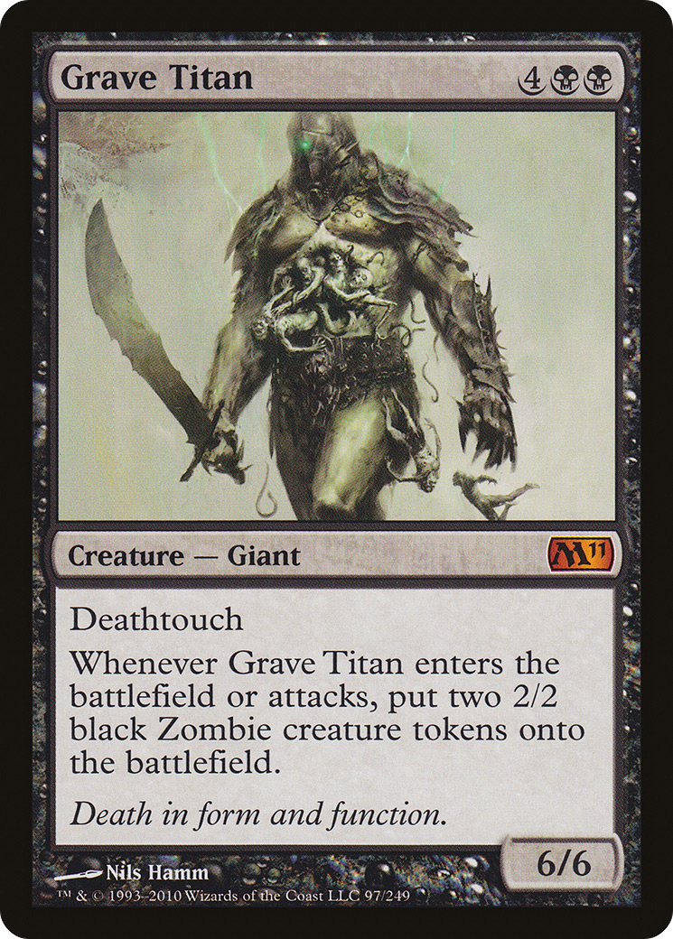 Titã do Túmulo / Grave Titan - Magic: The Gathering - MoxLand