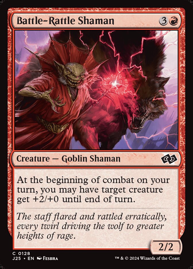 Xamã do Chocalho-de-Guerra / Battle-Rattle Shaman - Magic: The Gathering - MoxLand