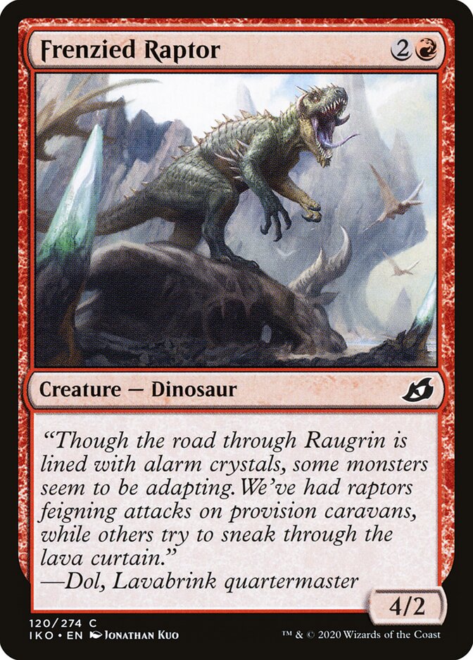 Raptor Frenético / Frenzied Raptor - Magic: The Gathering - MoxLand