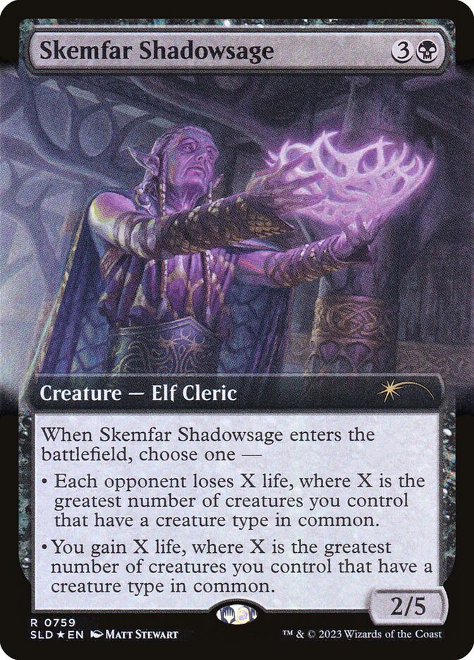 Umbrosábia de Skemfar / Skemfar Shadowsage - Magic: The Gathering - MoxLand