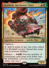 Faísca, Chefe dos Fogueteiros / Redshift, Rocketeer Chief - Magic: The Gathering - MoxLand
