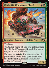 Faísca, Chefe dos Fogueteiros / Redshift, Rocketeer Chief - Magic: The Gathering - MoxLand