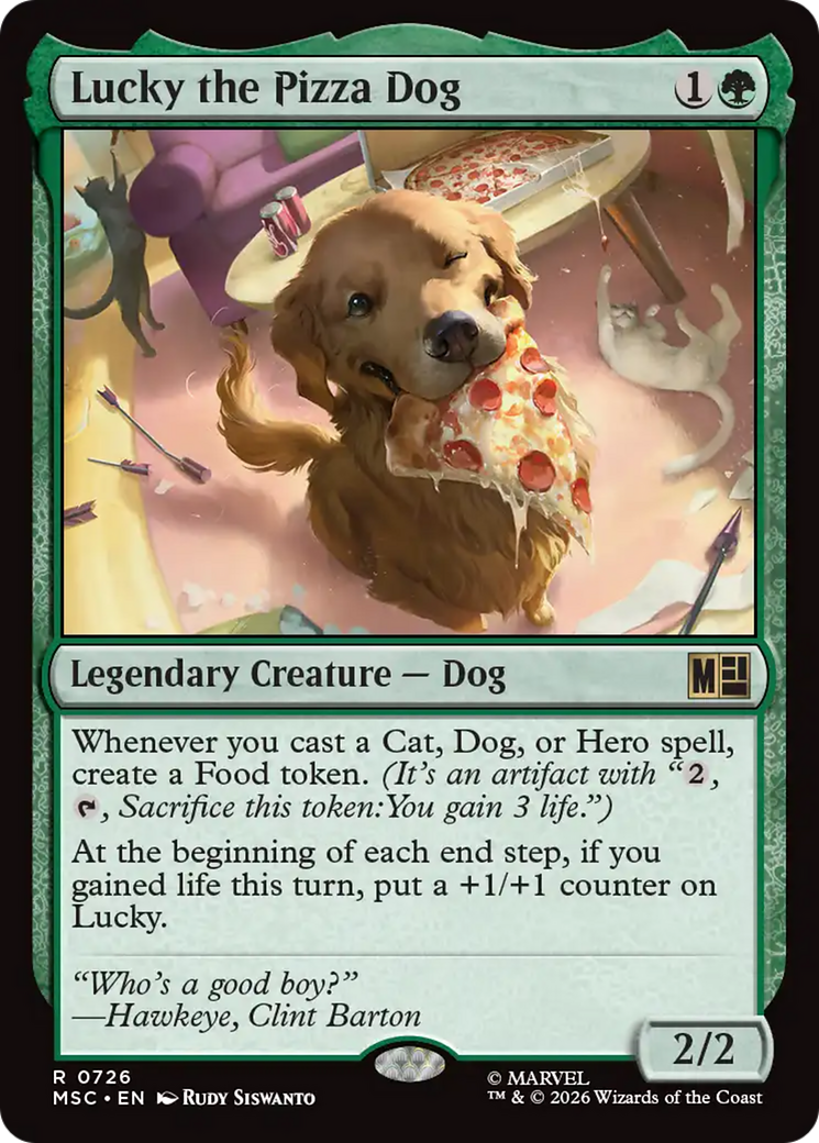 Lucky the Pizza Dog - Magic: The Gathering - MoxLand