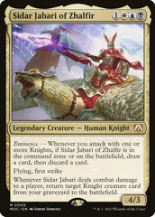Sidar Jabari de Zhalfir / Sidar Jabari of Zhalfir - Magic: The Gathering - MoxLand