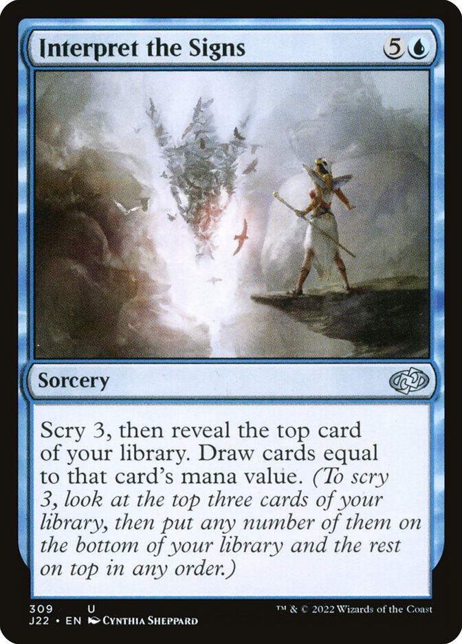 Interpretar os Sinais / Interpret the Signs - Magic: The Gathering - MoxLand