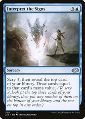 Interpretar os Sinais / Interpret the Signs - Magic: The Gathering - MoxLand