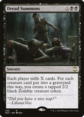 Invocações Pavorosas / Dread Summons - Magic: The Gathering - MoxLand