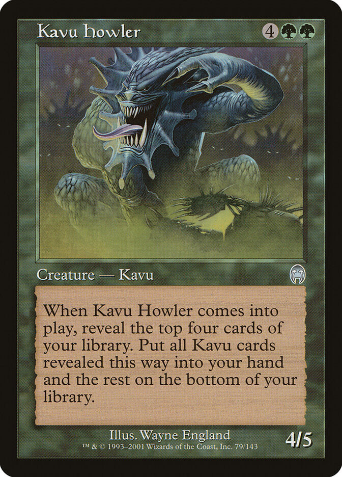 Kavu Uivador / Kavu Howler - Magic: The Gathering - MoxLand