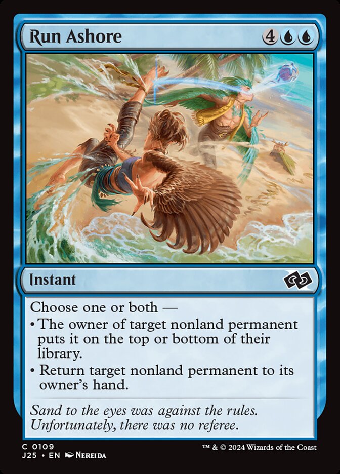 Encalhar na Praia / Run Ashore - Magic: The Gathering - MoxLand