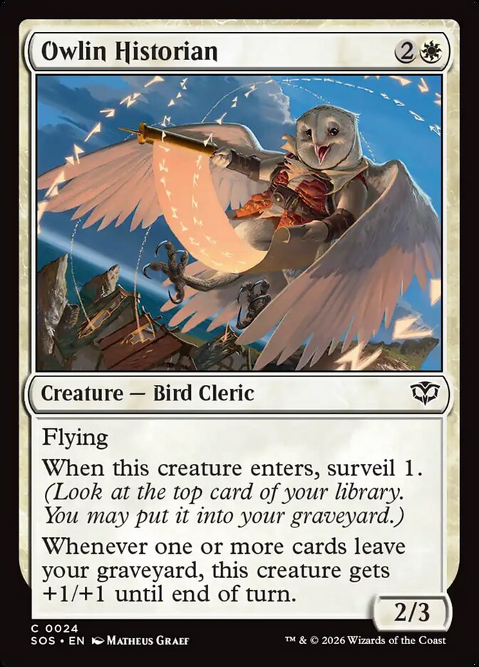 Owlin Historian - Magic: The Gathering - MoxLand