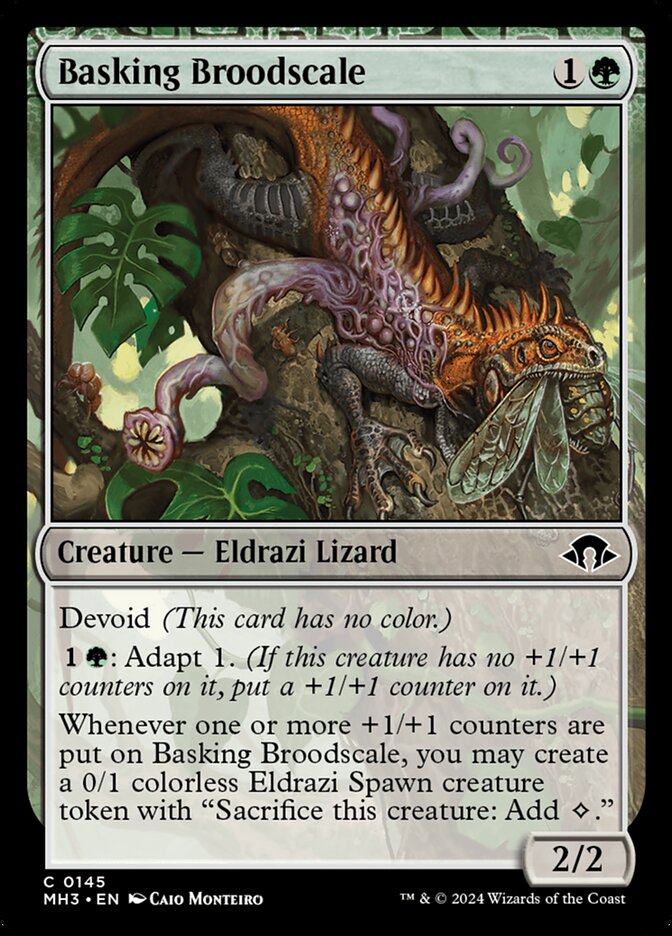 Escamoso Preguiçoso / Basking Broodscale - Magic: The Gathering - MoxLand