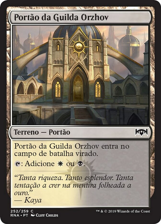 Portão da Guilda Orzhov / Orzhov Guildgate - Magic: The Gathering - MoxLand