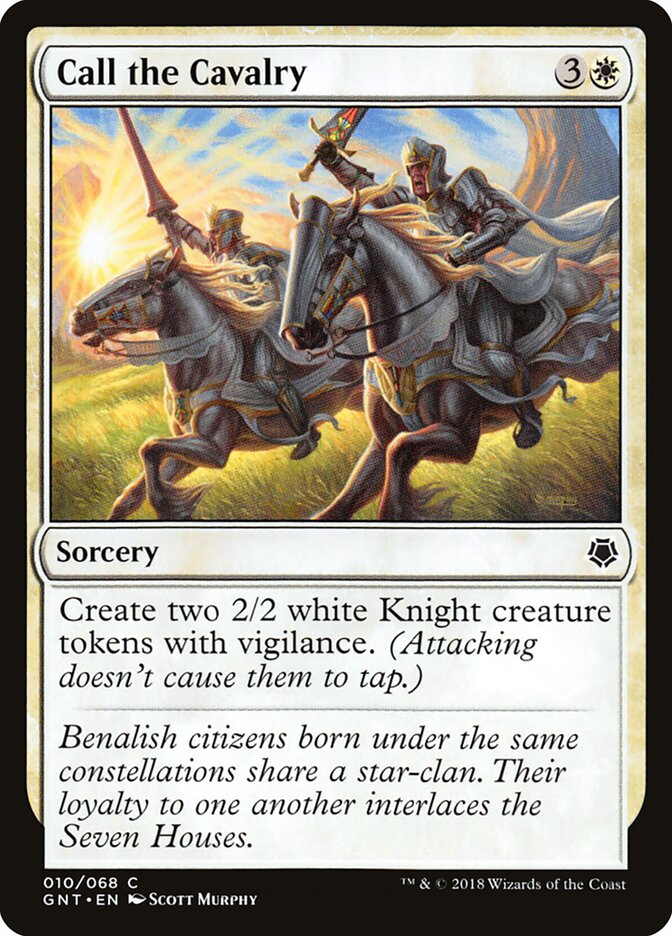 Chamar a Cavalaria / Call the Cavalry - Magic: The Gathering - MoxLand