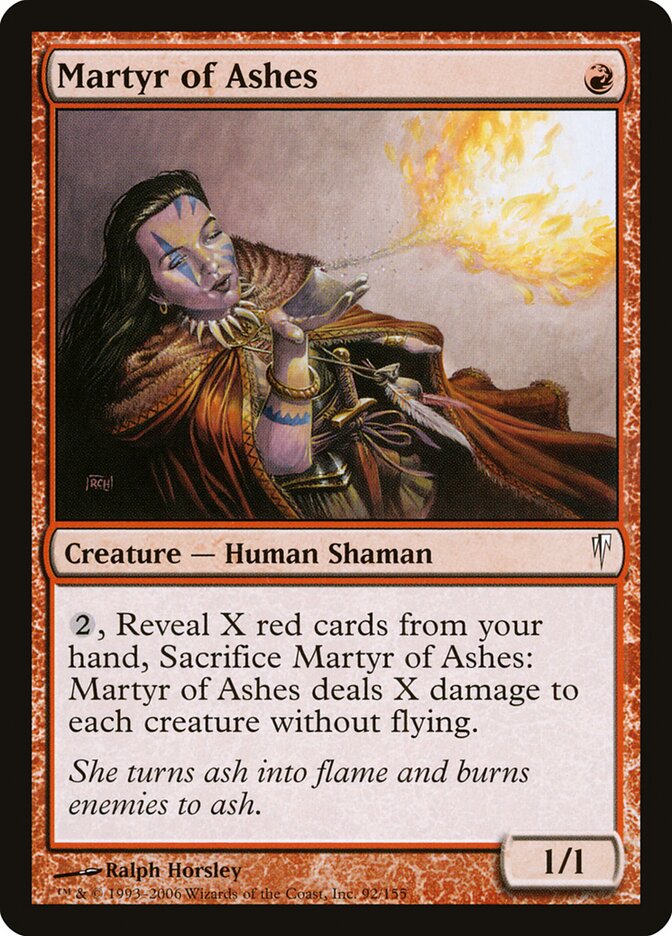 Mártir das Cinzas / Martyr of Ashes - Magic: The Gathering - MoxLand