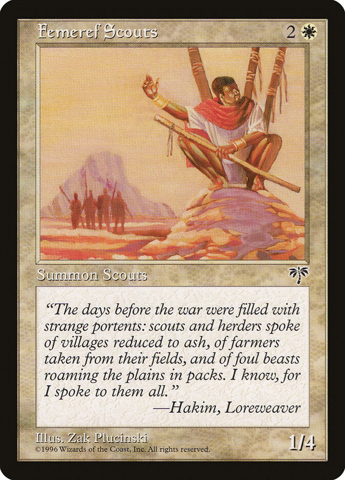 Batedores de Femeref / Femeref Scouts - Magic: The Gathering - MoxLand