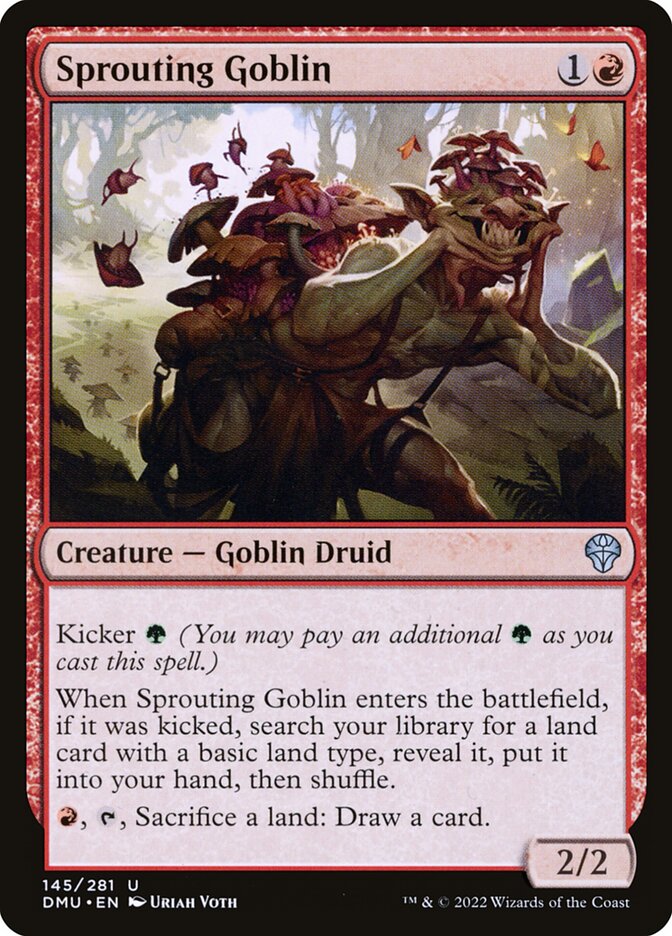Goblin da Germinação / Sprouting Goblin - Magic: The Gathering - MoxLand