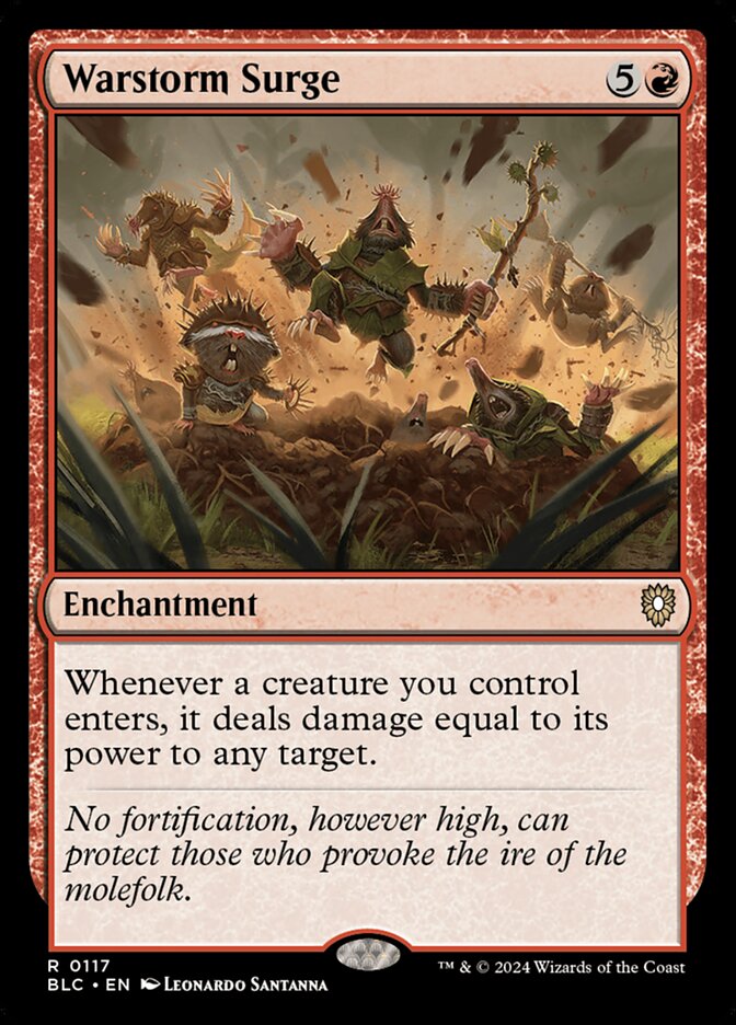 Surto da Tempestade Bélica / Warstorm Surge - Magic: The Gathering - MoxLand