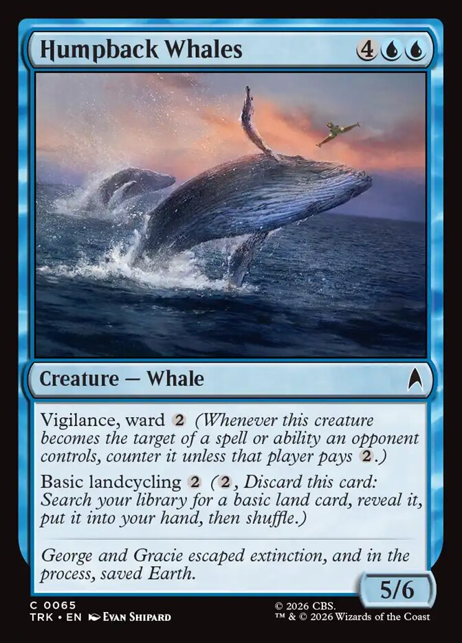 Humpback Whales - Magic: The Gathering - MoxLand
