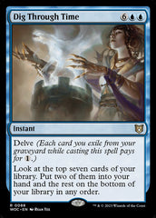 Revirar o Tempo / Dig Through Time - Magic: The Gathering - MoxLand