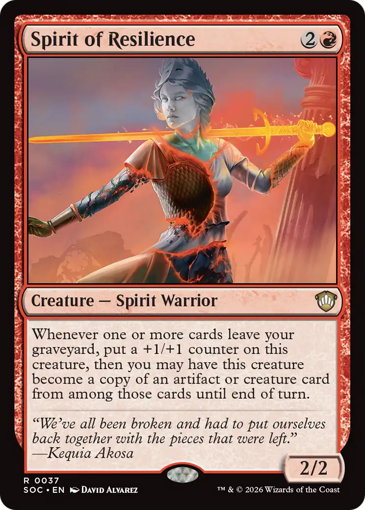 Spirit of Resilience - Magic: The Gathering - MoxLand