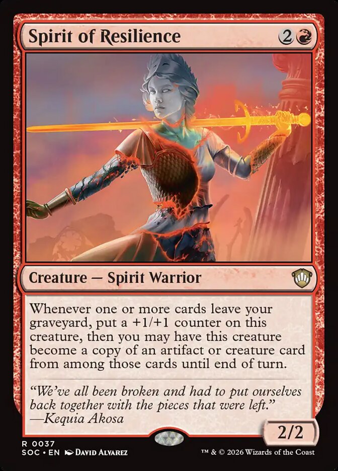 Spirit of Resilience - Magic: The Gathering - MoxLand