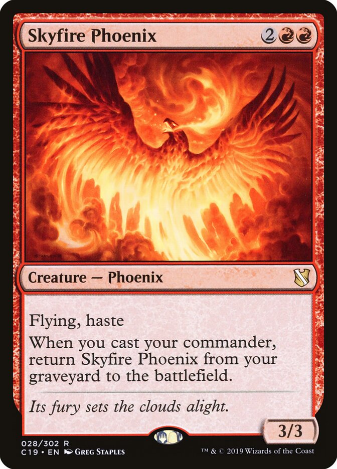 Fênix do Fogo Celeste / Skyfire Phoenix - Magic: The Gathering - MoxLand