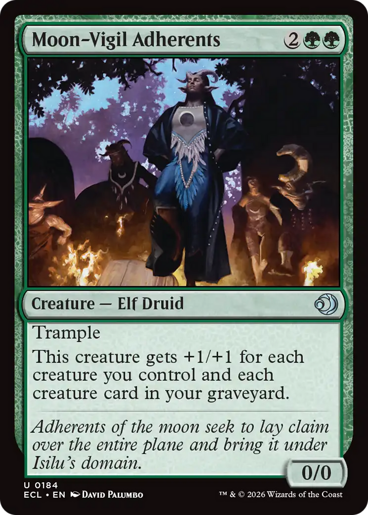 Adeptos da Vigília Lunar / Moon-Vigil Adherents - Magic: The Gathering - MoxLand