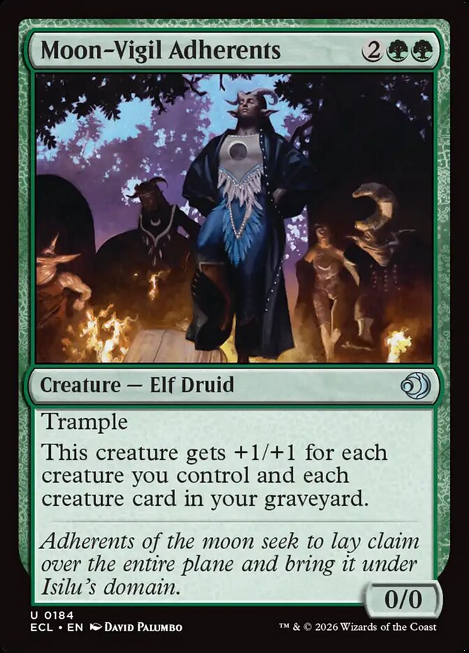 Adeptos da Vigília Lunar / Moon-Vigil Adherents - Magic: The Gathering - MoxLand