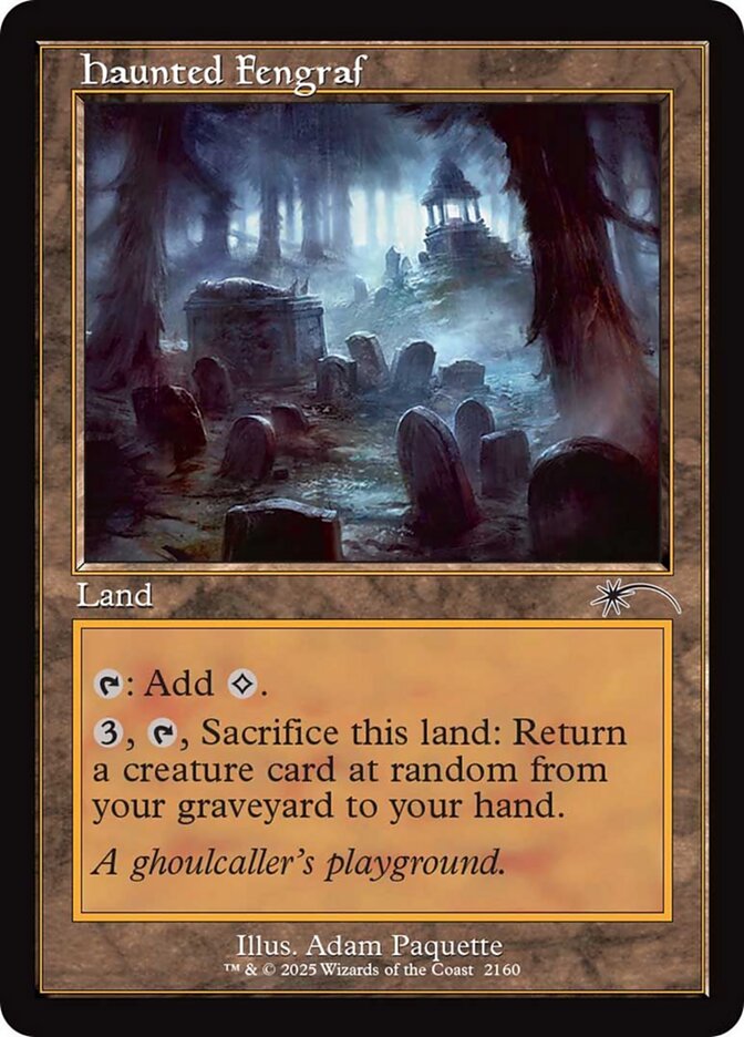 Cemitério Pantanoso Assombrado / Haunted Fengraf - Magic: The Gathering - MoxLand