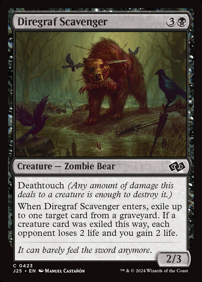 Necrófago do Cemitério do Terror / Diregraf Scavenger - Magic: The Gathering - MoxLand