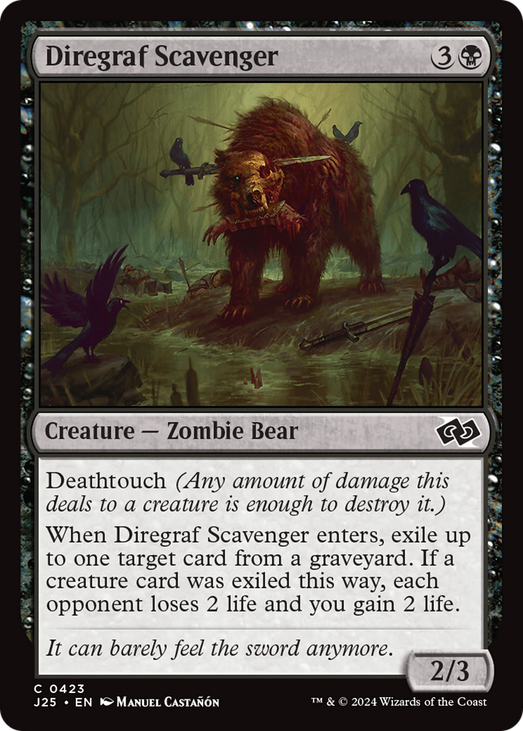 Necrófago do Cemitério do Terror / Diregraf Scavenger - Magic: The Gathering - MoxLand