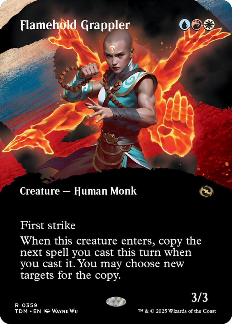 Lutadora Guarda-chama / Flamehold Grappler - Magic: The Gathering - MoxLand