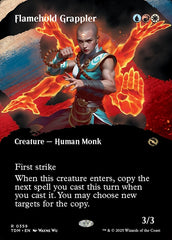 Lutadora Guarda-chama / Flamehold Grappler - Magic: The Gathering - MoxLand