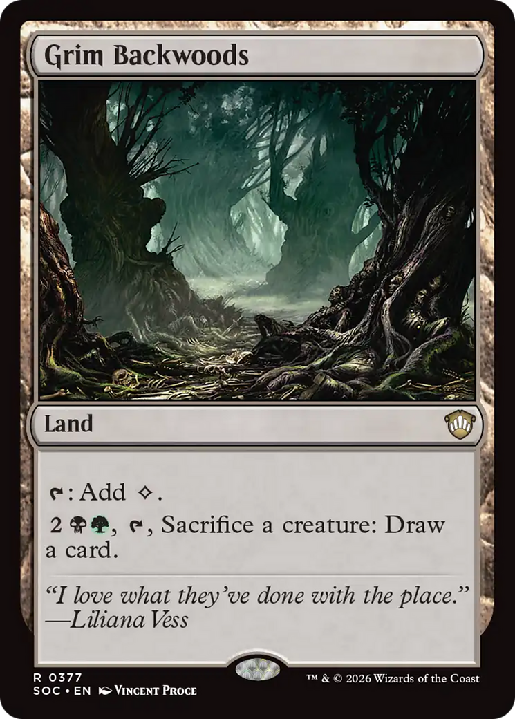 Mata Sinistra / Grim Backwoods - Magic: The Gathering - MoxLand