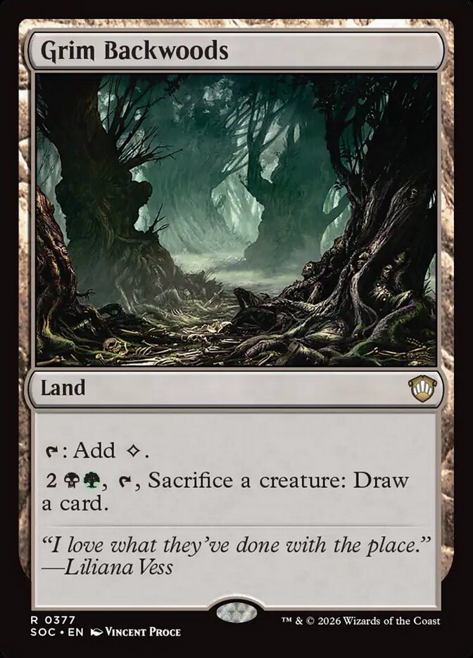 Mata Sinistra / Grim Backwoods - Magic: The Gathering - MoxLand