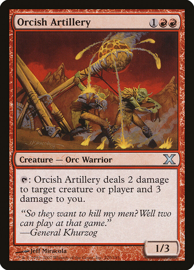 Artilharia Órquica / Orcish Artillery - Magic: The Gathering - MoxLand