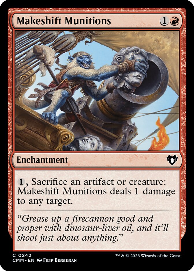 Munições Improvisadas / Makeshift Munitions - Magic: The Gathering - MoxLand
