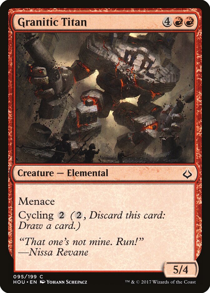 Titã Granítico / Granitic Titan - Magic: The Gathering - MoxLand