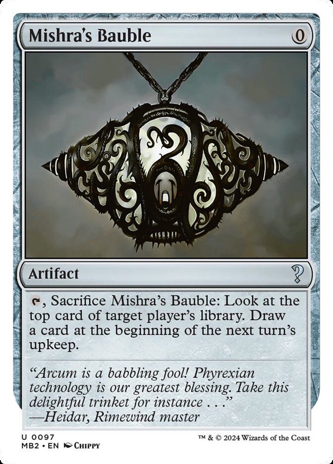 Bijuteria de Mishra / Mishra's Bauble - Magic: The Gathering - MoxLand