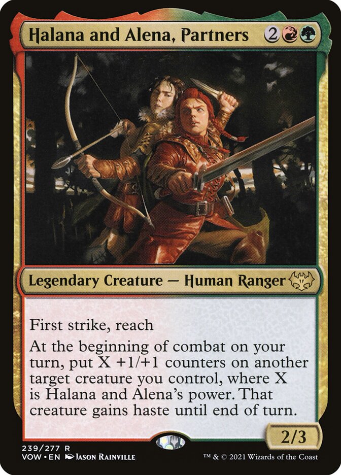 Halana e Alena, Parceiras / Halana and Alena, Partners - Magic: The Gathering - MoxLand