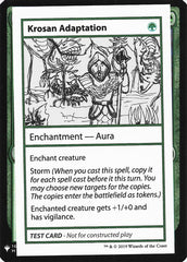 Krosan Adaptation - Magic: The Gathering - MoxLand
