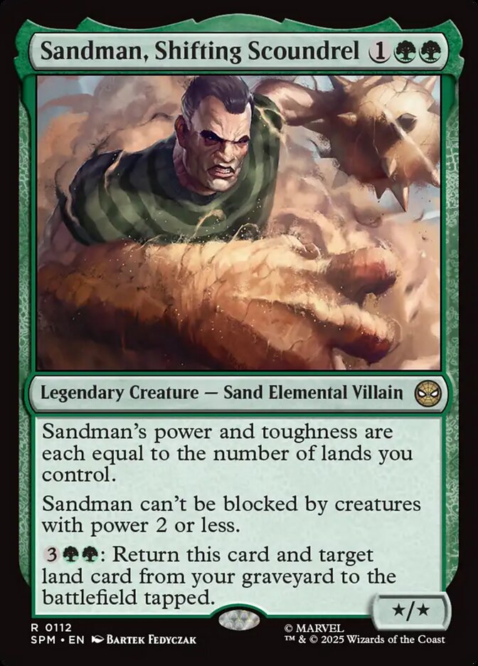 Sandman, Shifting Scoundrel - Magic: The Gathering - MoxLand