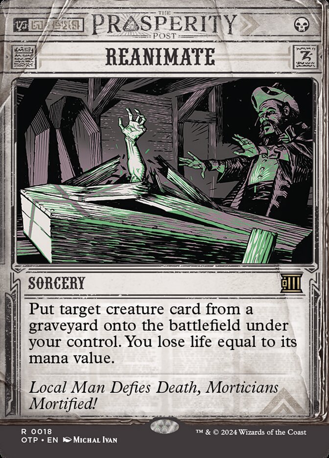 Reanimar / Reanimate - Magic: The Gathering - MoxLand